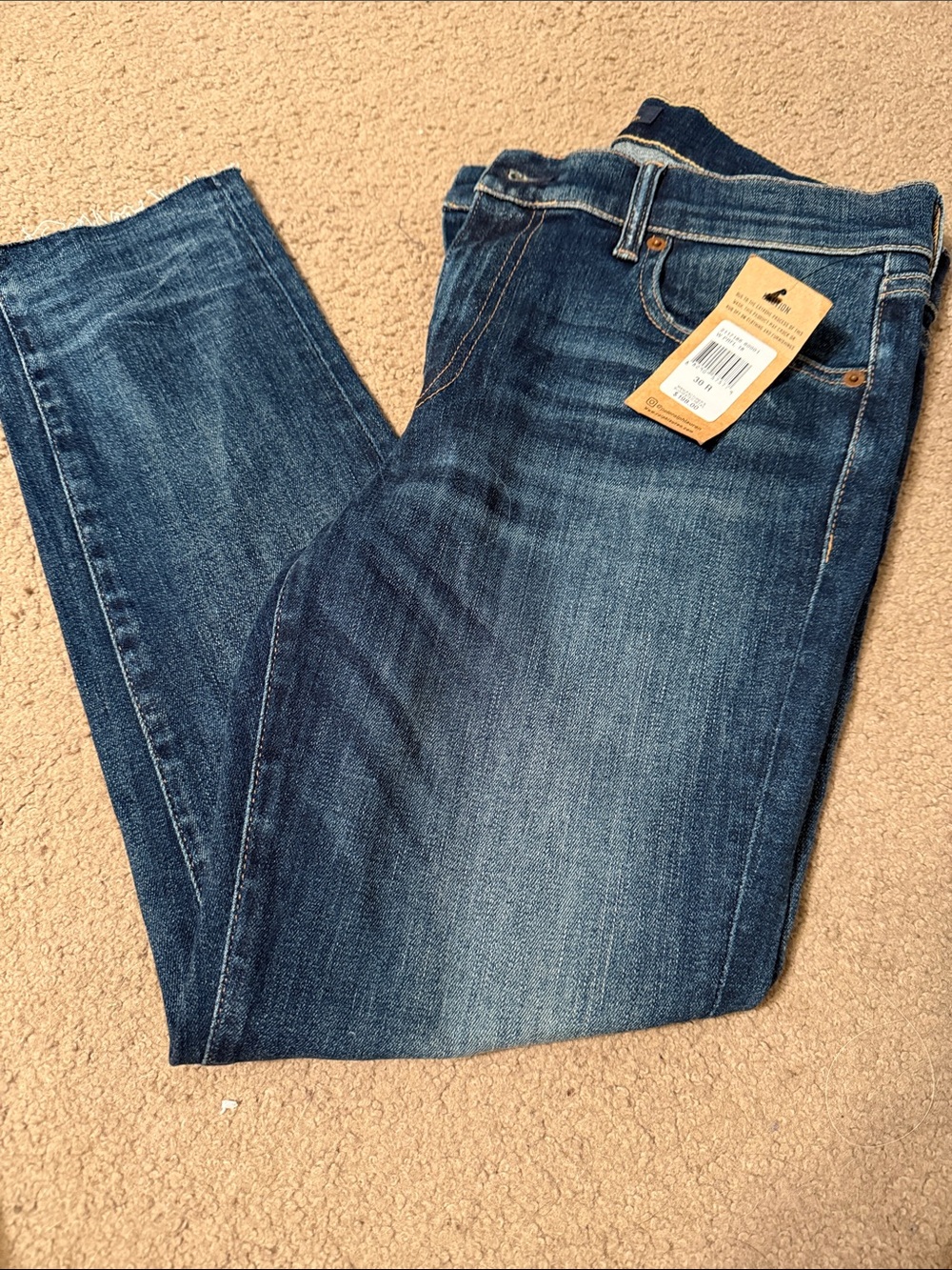 Polo by Ralph Lauren Women's Dark Blue Straight-Leg Jeans